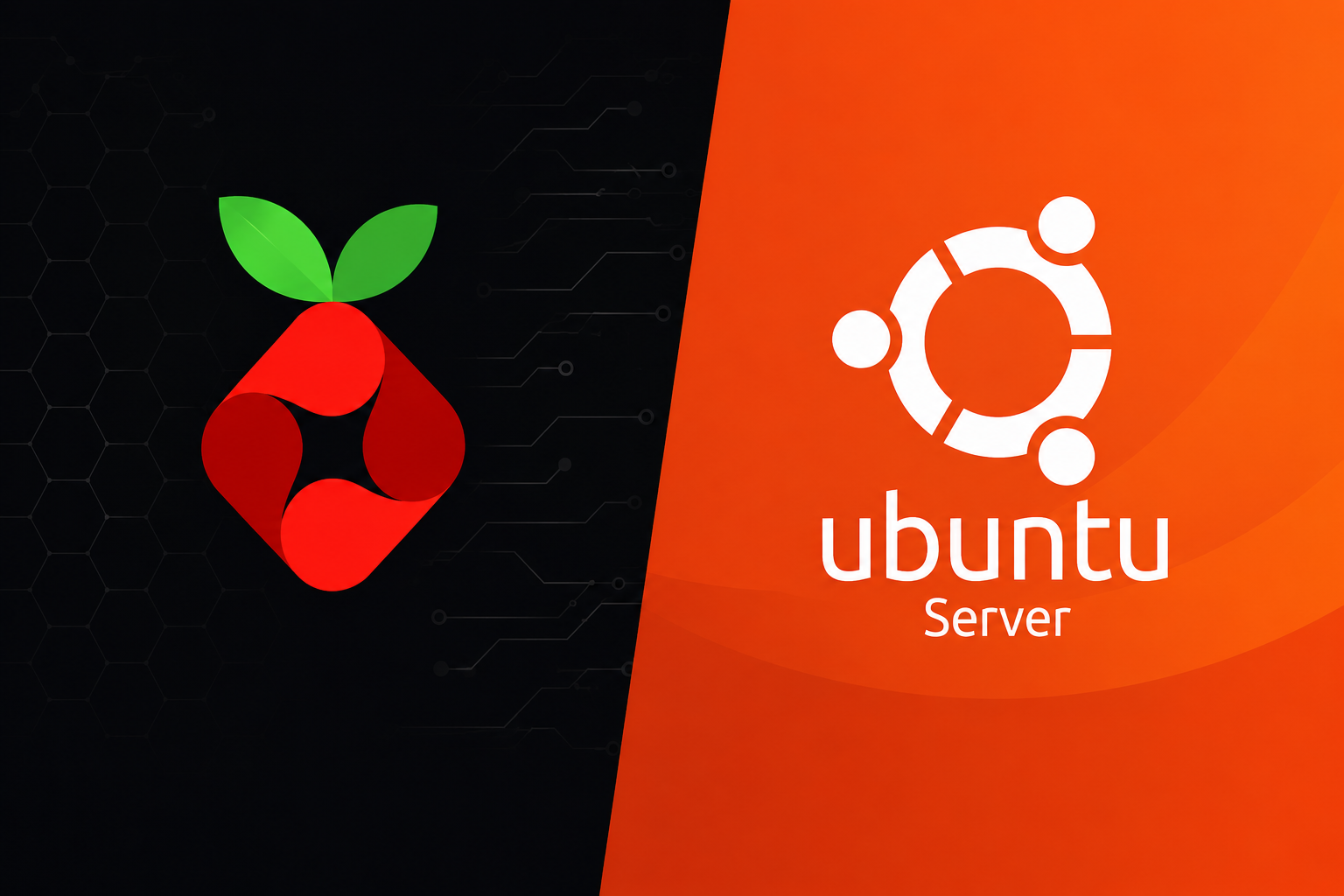 Logo Pi-hole et Ubuntu server 